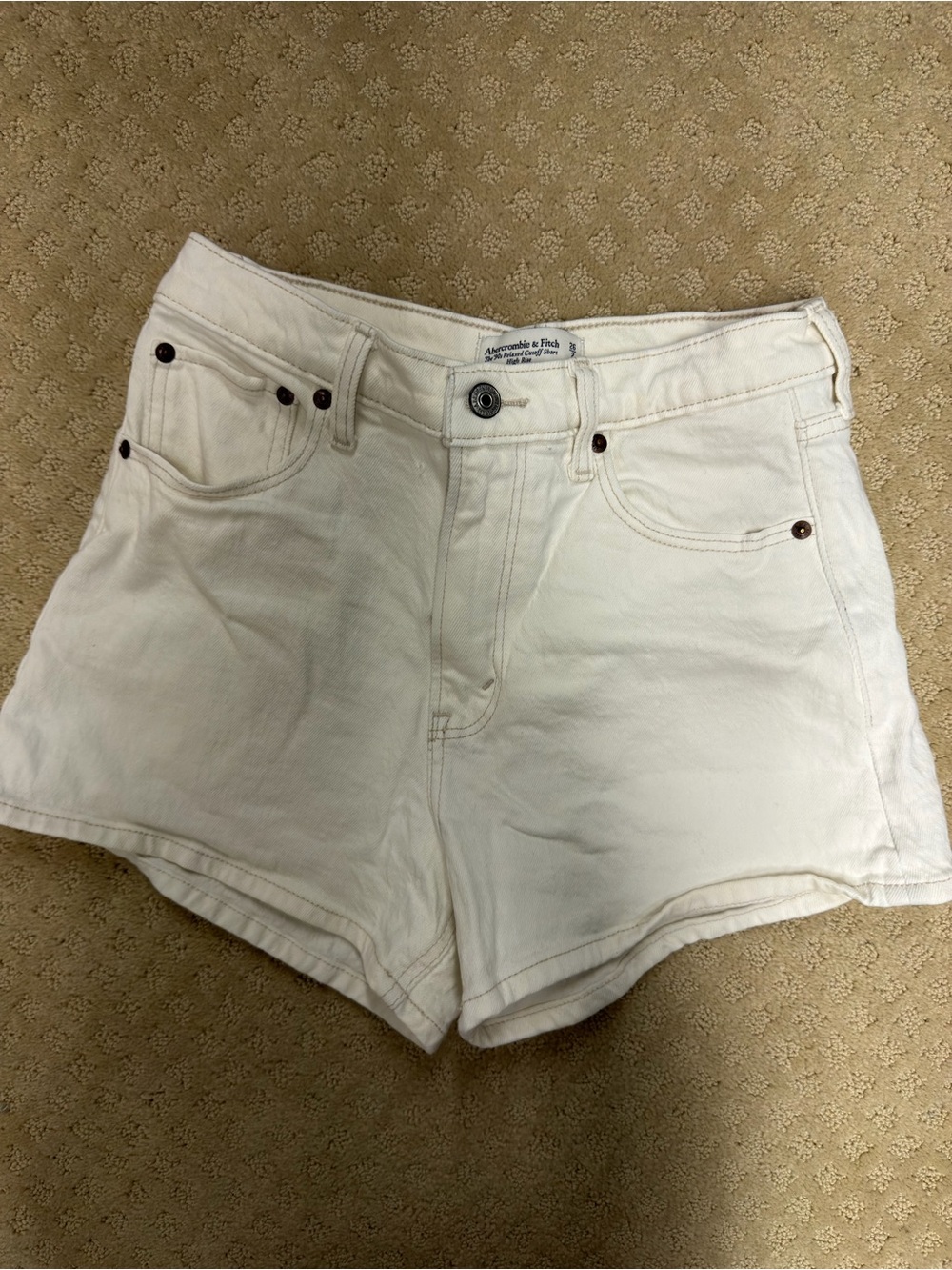 Abercrombie & Fitch 90’s Relaxed Cutoff Short High Rise Jean Shorts - Size 26